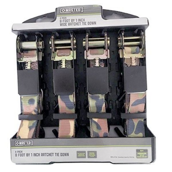 Max Ltd MM4PK1x8'Camo Tie Down MM66